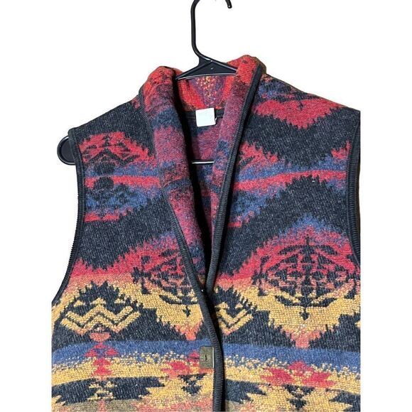 Vintage Nomadic Traders Button Front Western Southwestern Festival Vest - Picture 2 of 6